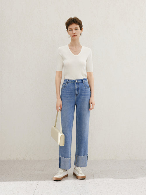 Load image 1 in gallery view. 100% Cotton Rindy Jeans