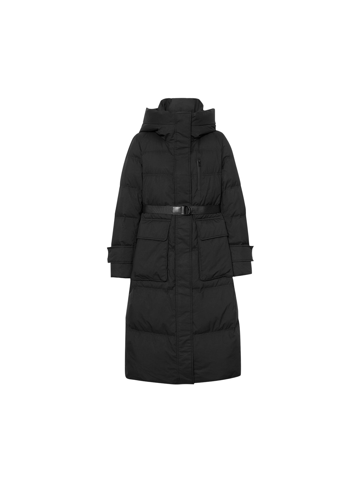 Belted Down Puffer Jacket