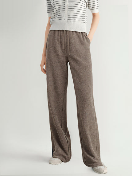 Brown Drawstring Pants