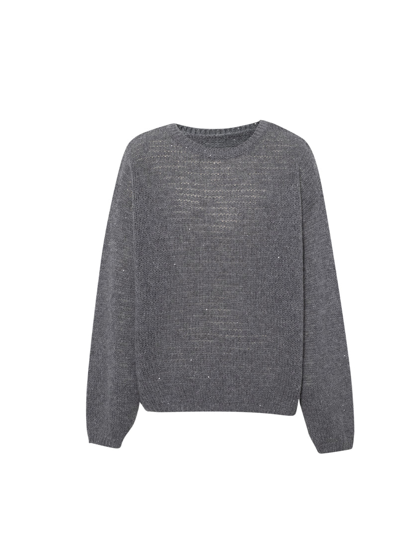 Cashmere Tiny Sequins Sweater