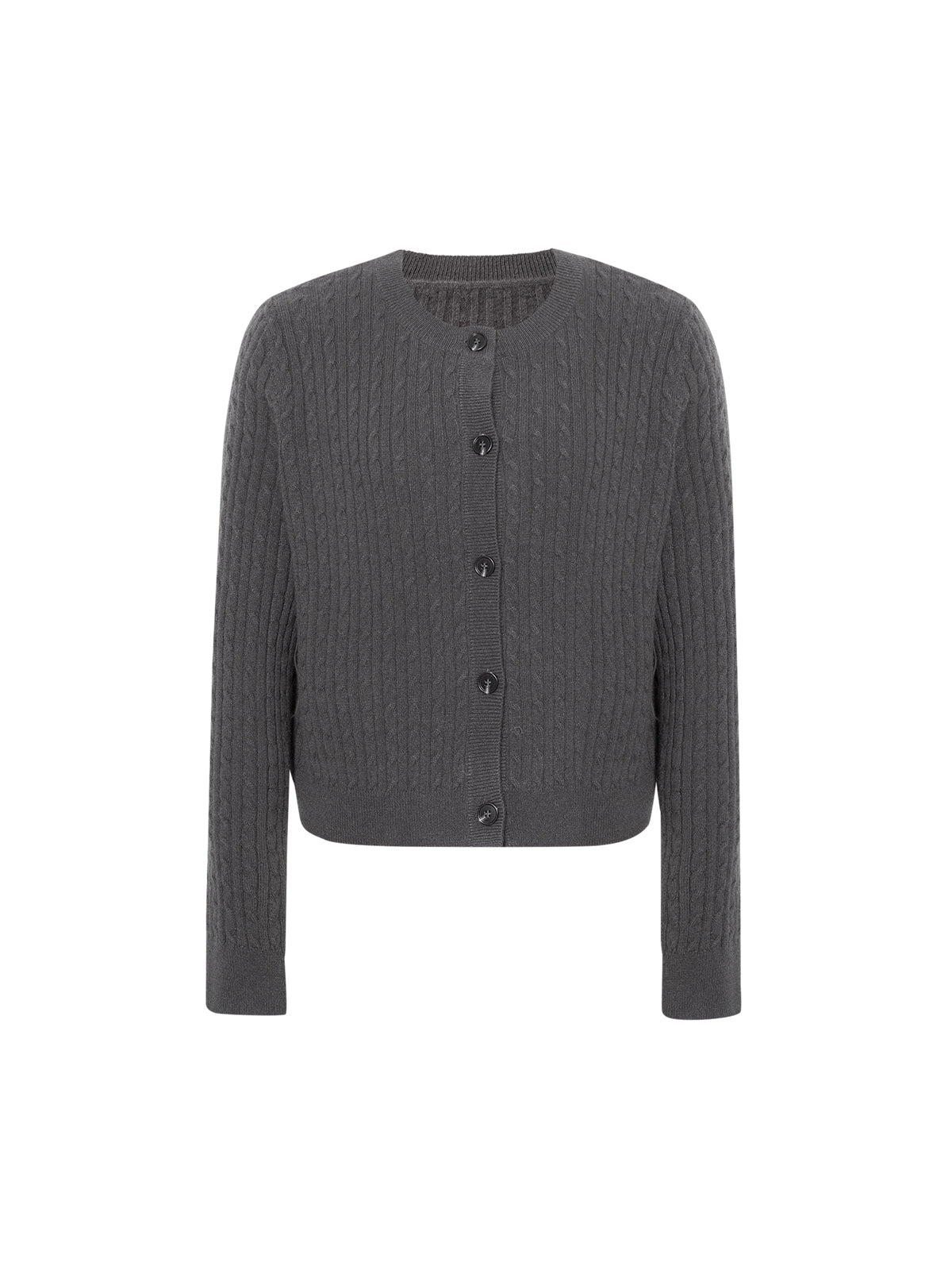 Cable Knit Cashmere Cardigan