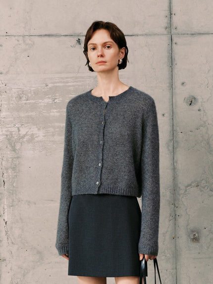 Silk-Cashmere Cardigan