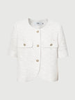 Short Sleeved Button Jacket