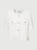 Short Sleeved Button Jacket