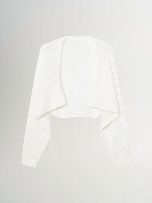 Load image 1 in gallery view. Tencel Asymmetric Hem Knit Cardigan