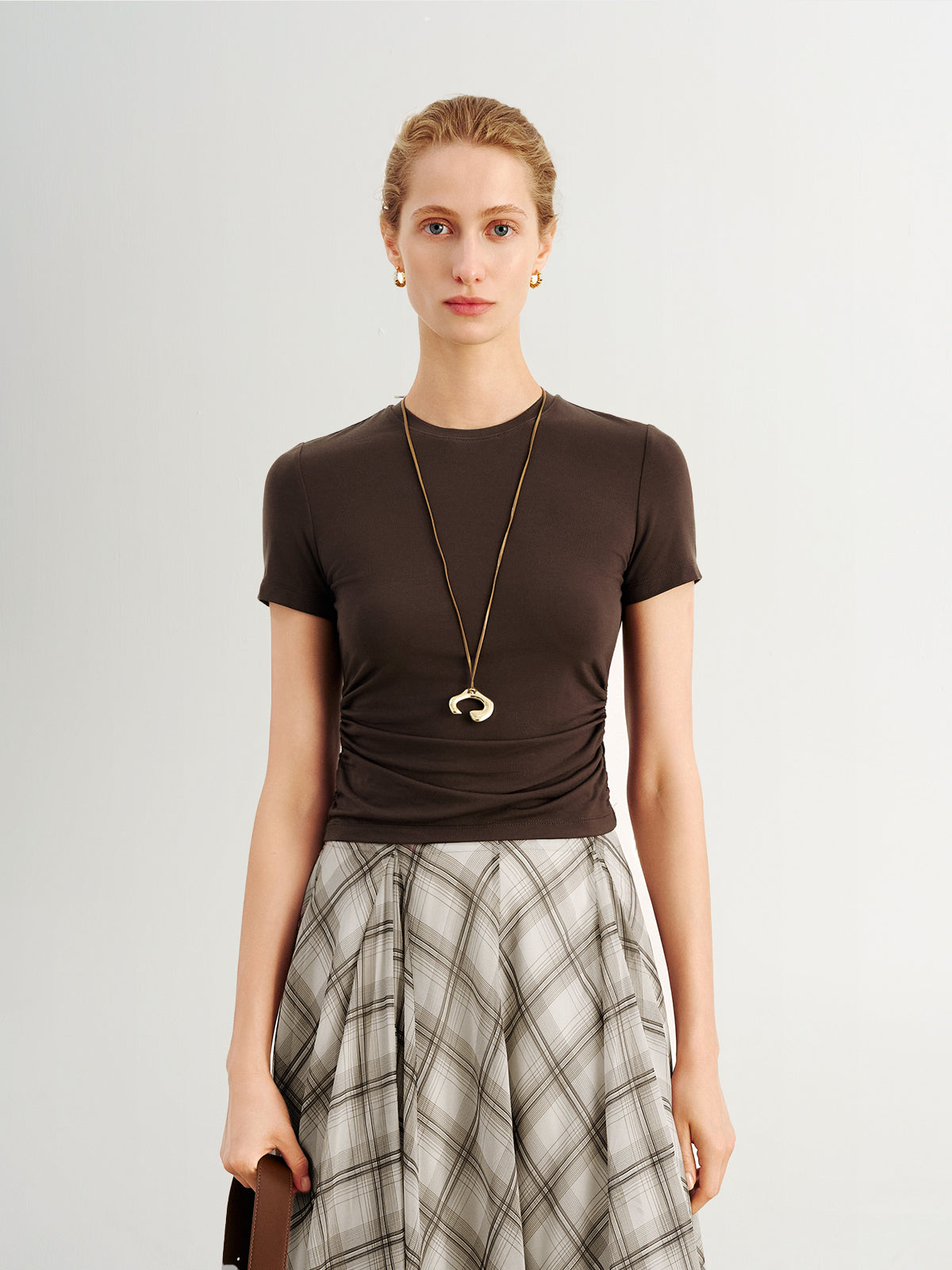 Sculpted Waist Slim-Fit Tee