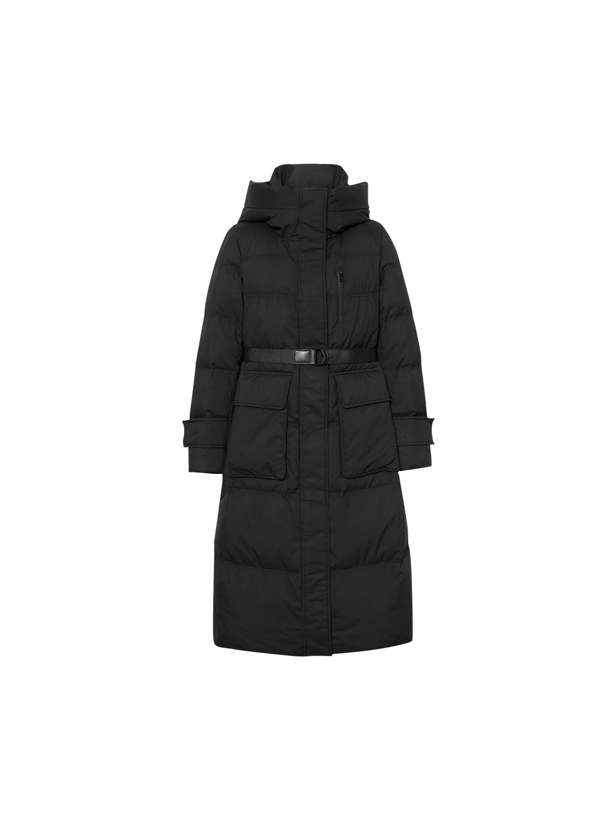 Hood Longline Down Jacket