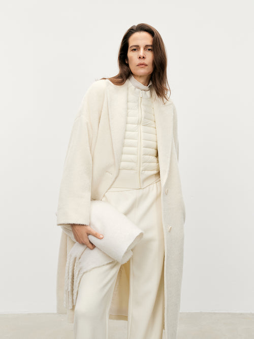 Load image 1 in gallery view. Alpaca Wool Coat