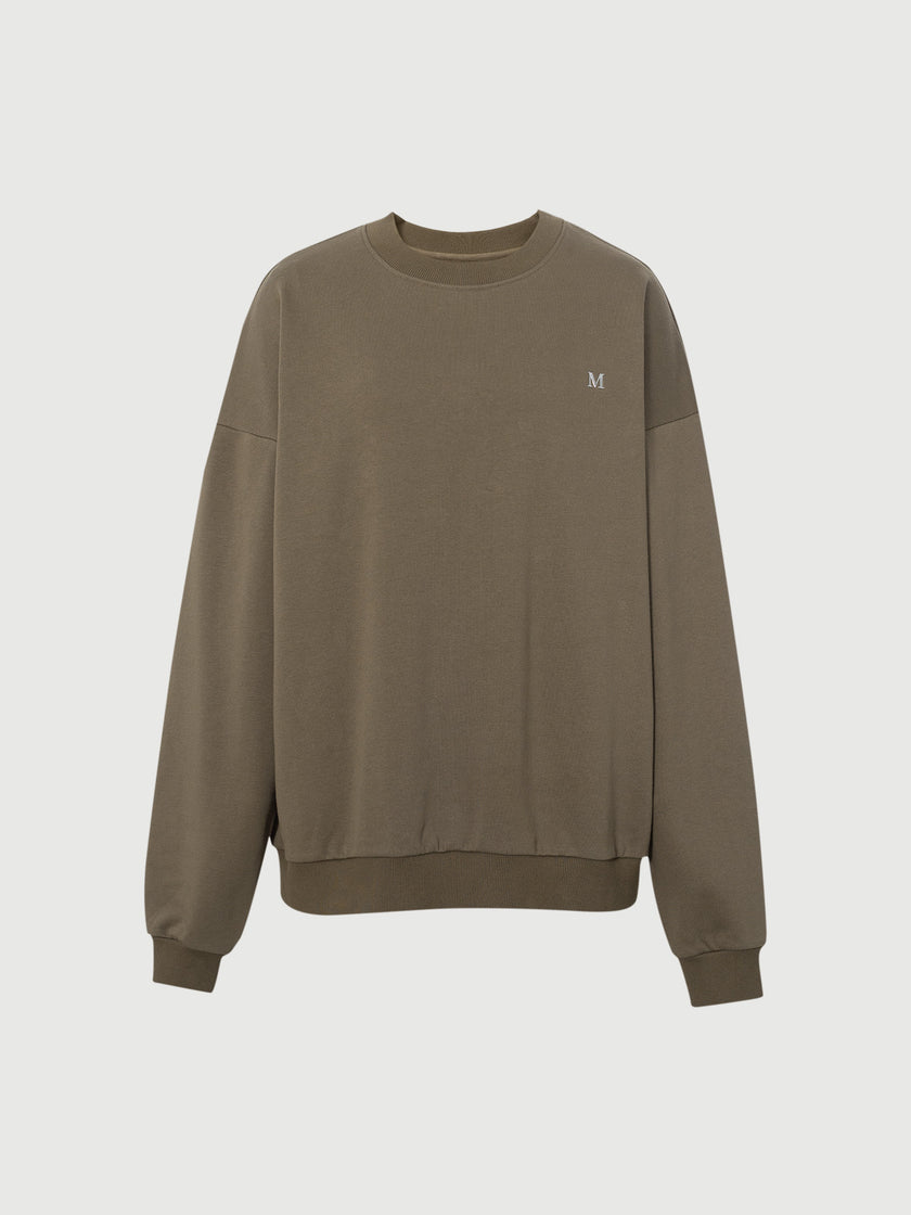 M Logo Cotton Sweatershirt