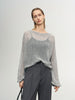 Cashmere-Silk Relaxed Pullover Sweater