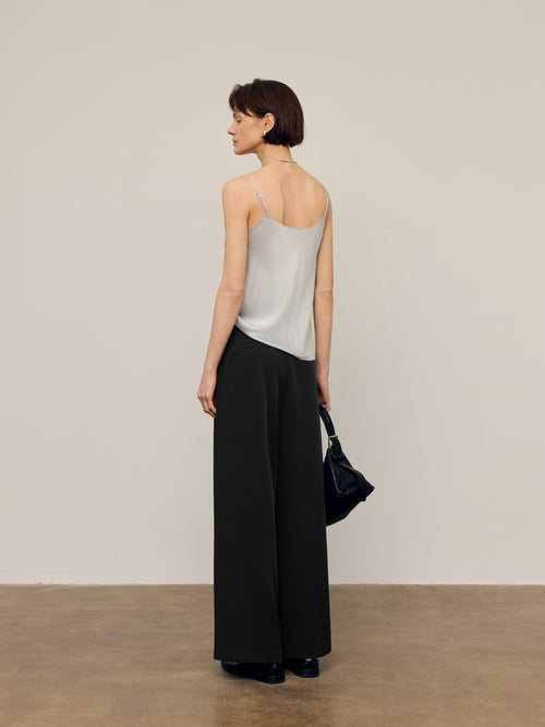 Load image 1 in gallery view. Silk Cowl-Neck Camisole