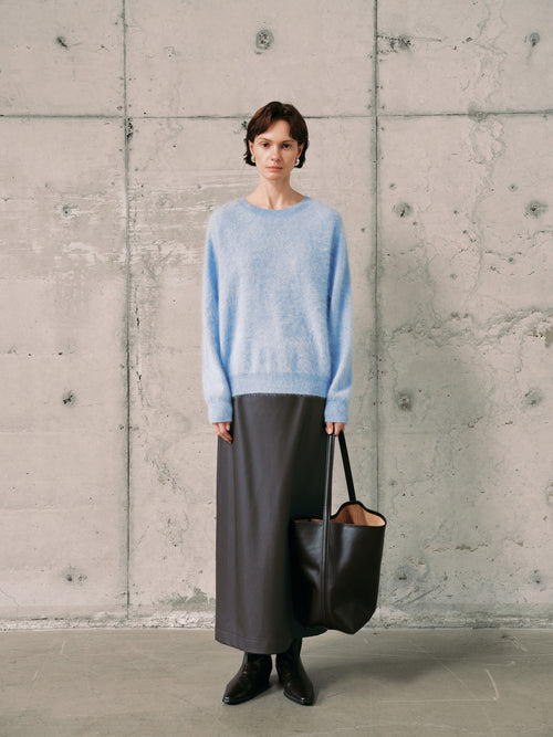 Load image 1 in gallery view. Pure Cashmere Crewneck Sweater