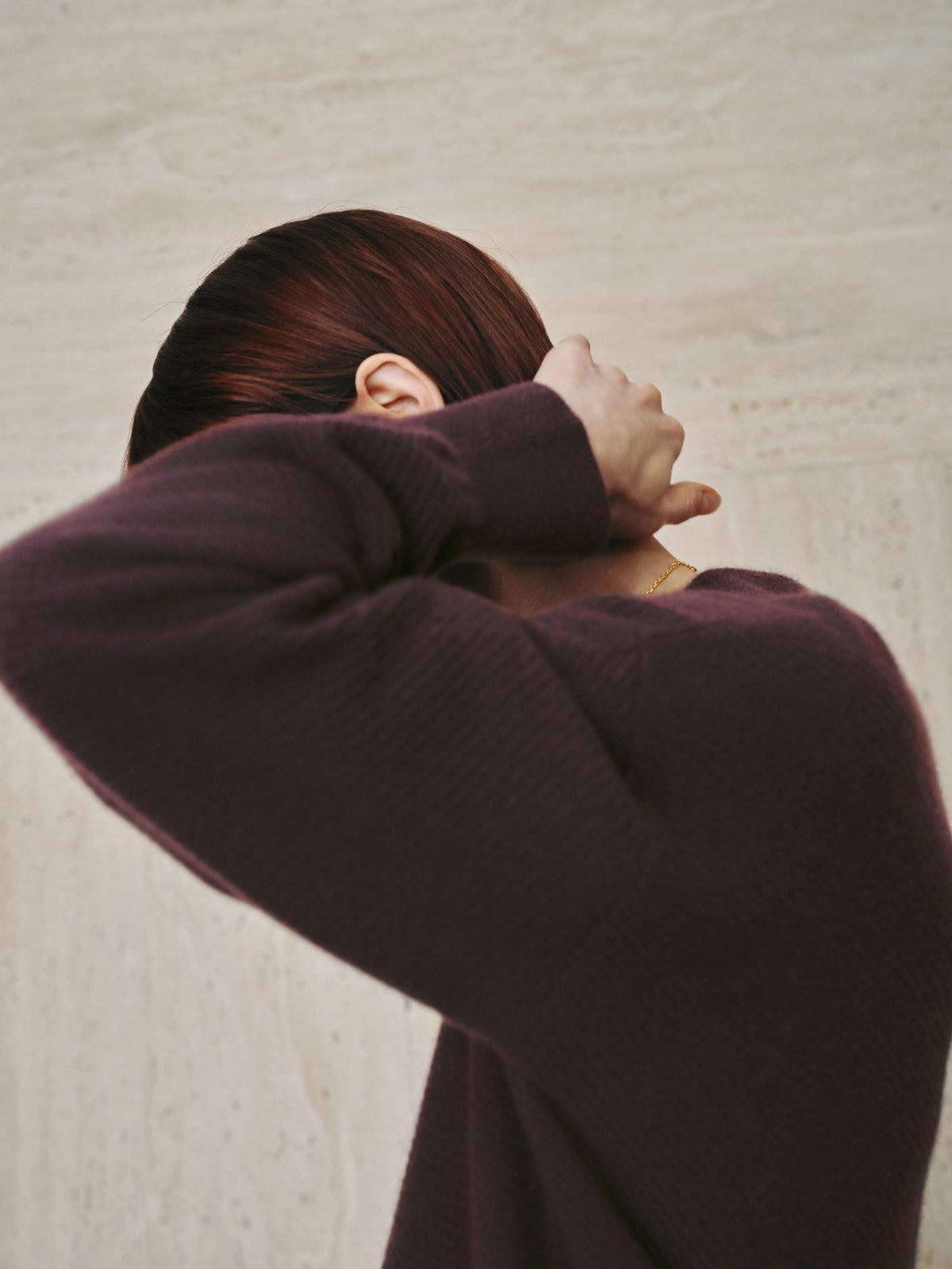 Textured Cashmere Wool Sweater