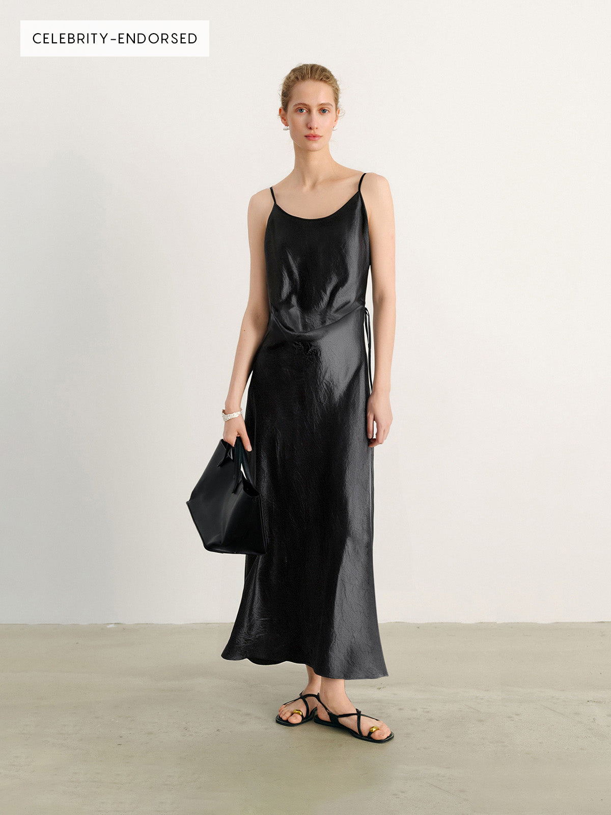 Pure Acetate Slip Dress