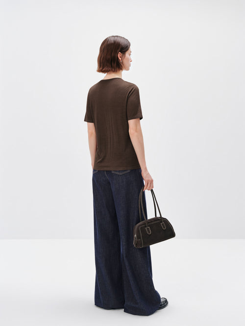 Load image 1 in gallery view. Wide-Leg Cotton Jeans