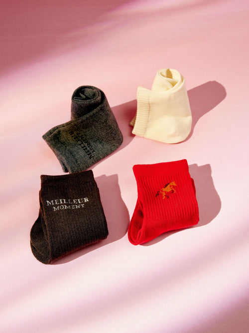 Load image 1 in gallery view. The Daily Essential Sock Set | 4-Pair Curated Gift Box