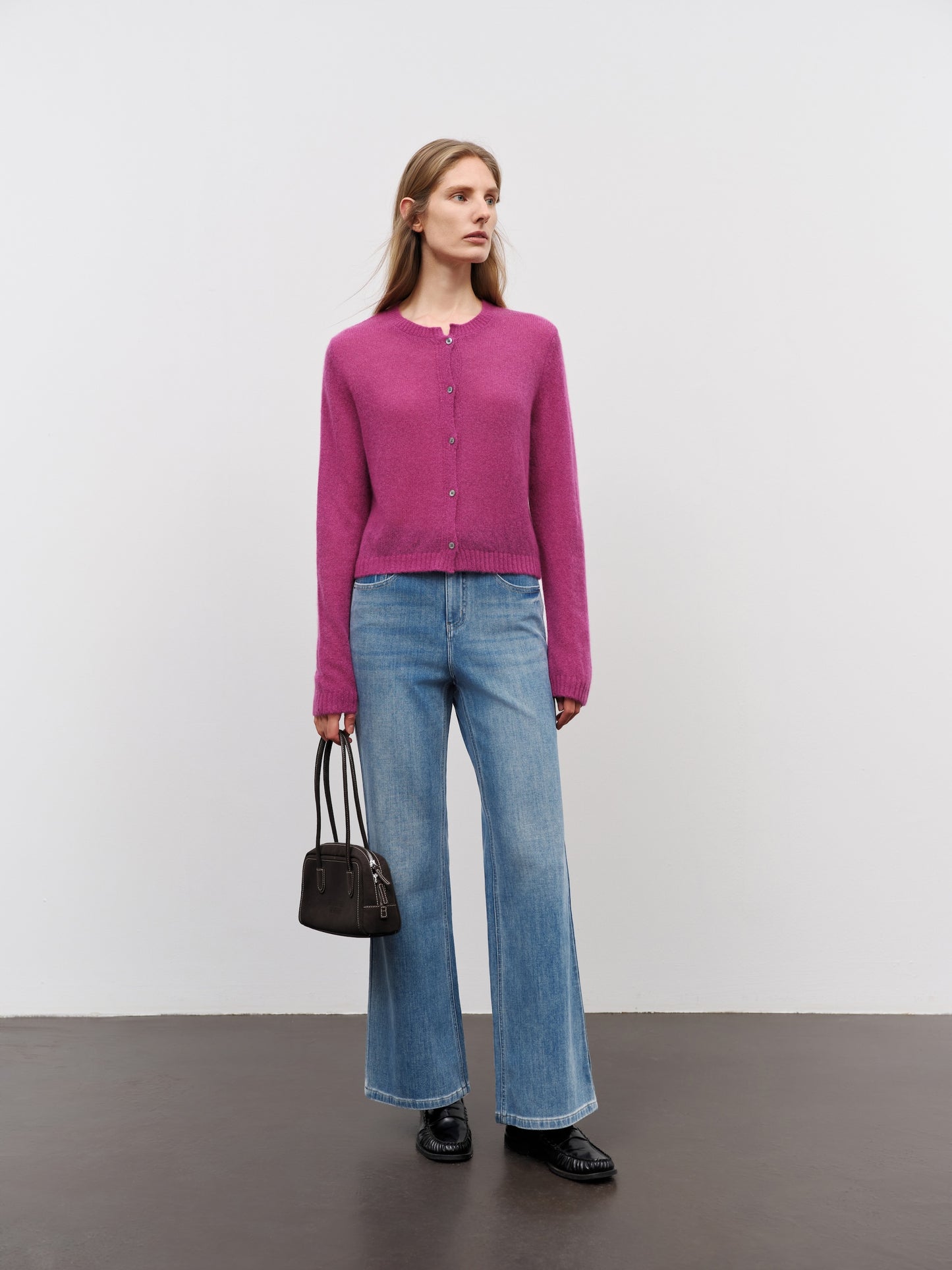 Silk-Cashmere Cardigan