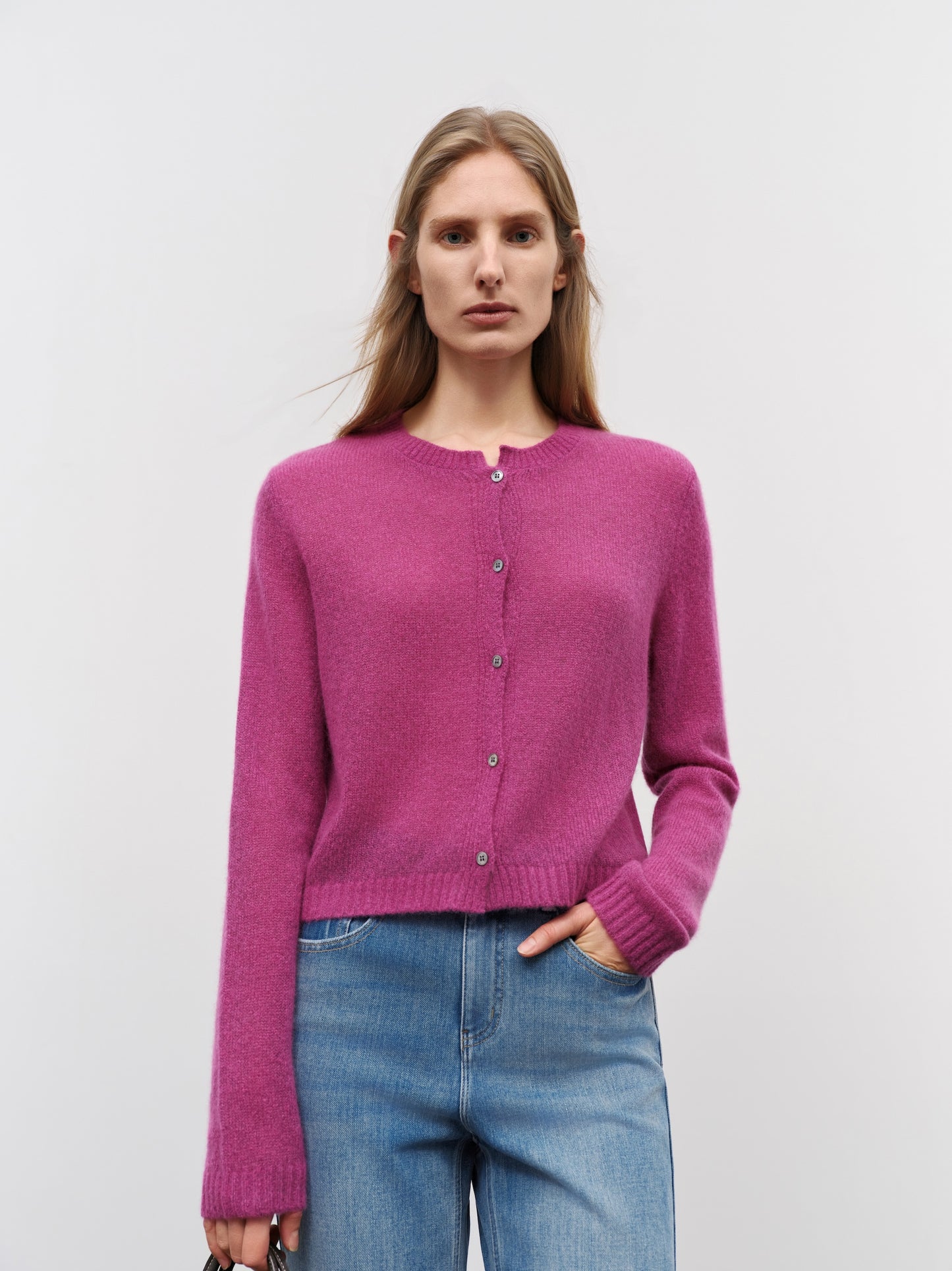 Silk-Cashmere Cardigan