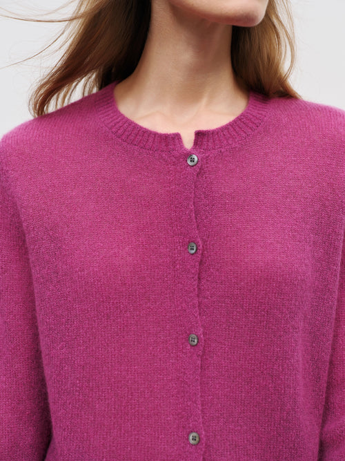 Load image 1 in gallery view. Silk-Cashmere Cardigan