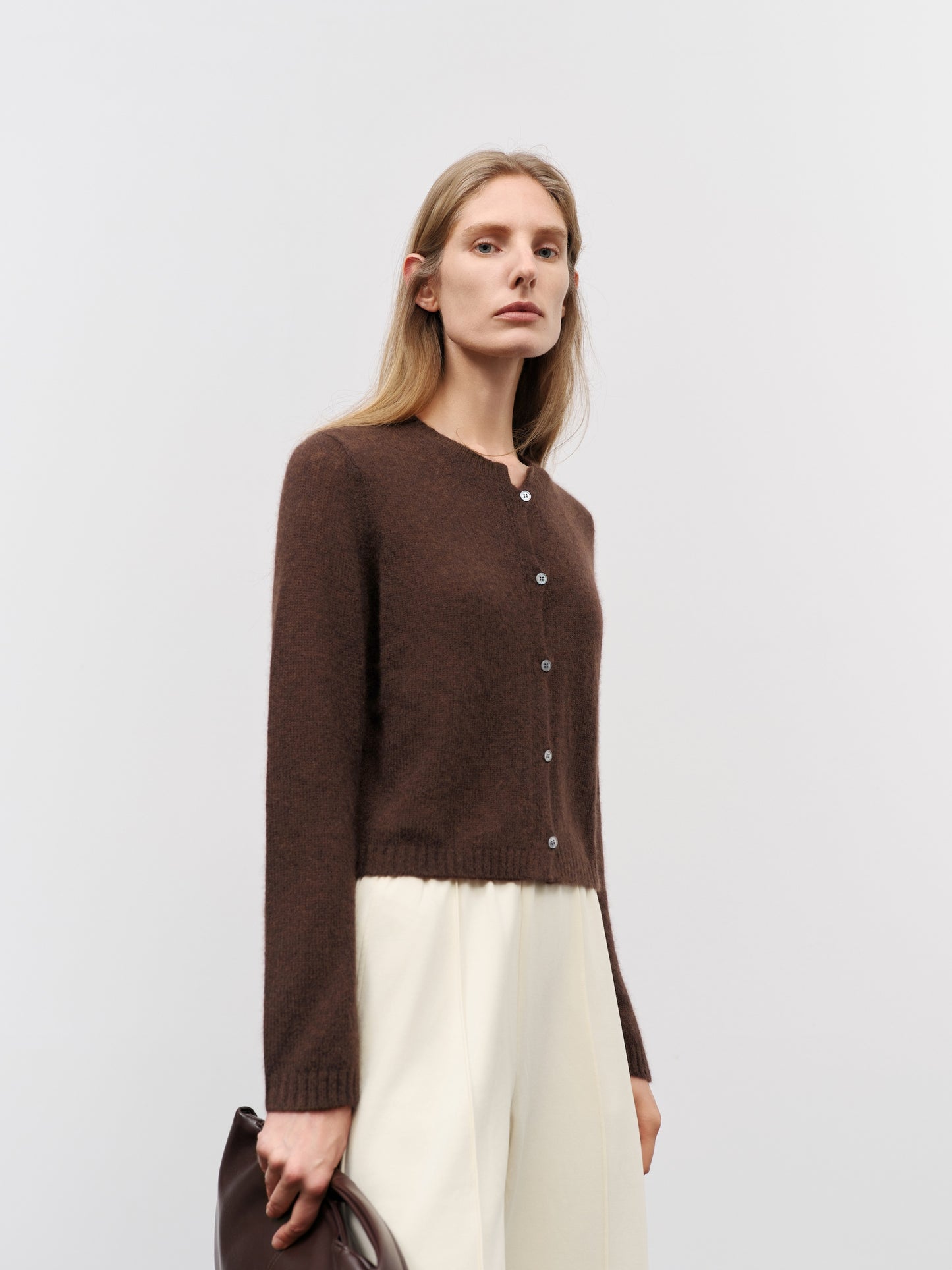 Silk-Cashmere Cardigan