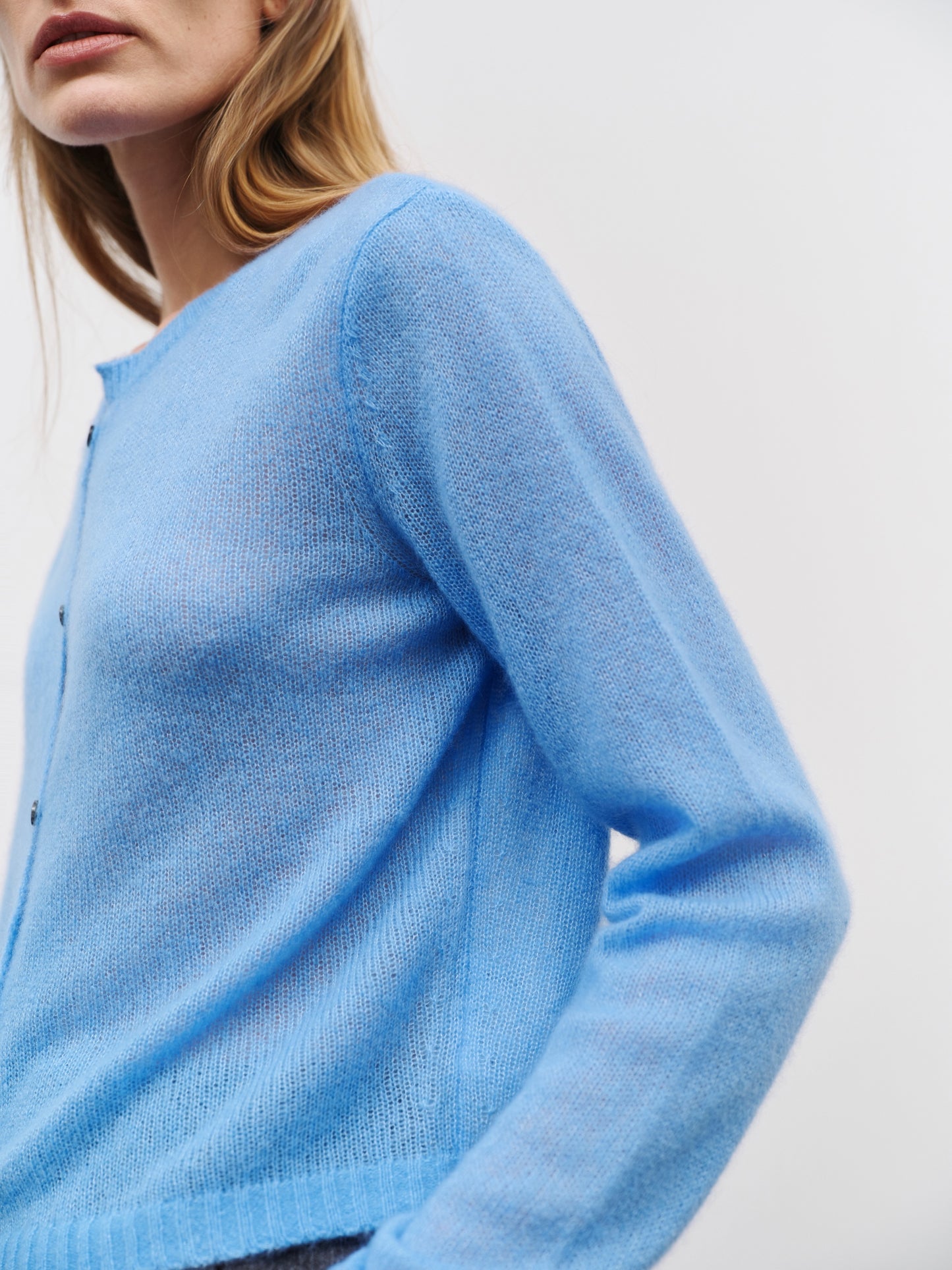 Silk-Cashmere Cardigan