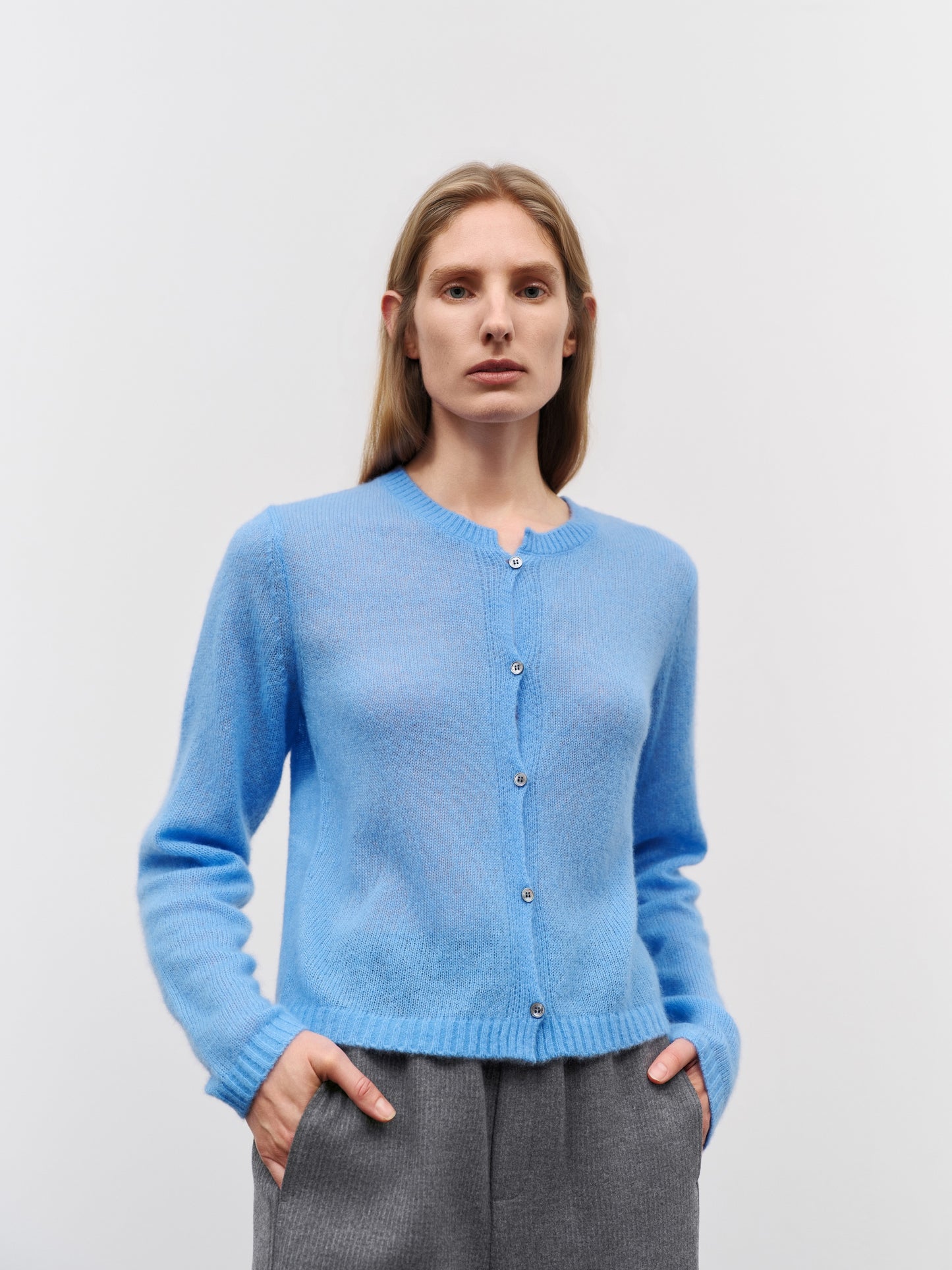 Silk-Cashmere Cardigan