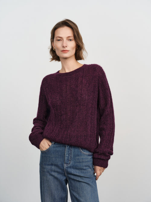 Load image 1 in gallery view. Lightweight Cashmere Crewneck Sweater