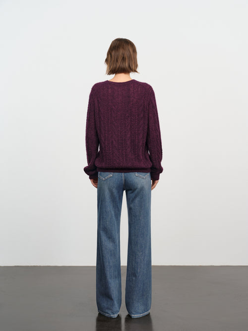 Load image 1 in gallery view. Lightweight Cashmere Crewneck Sweater