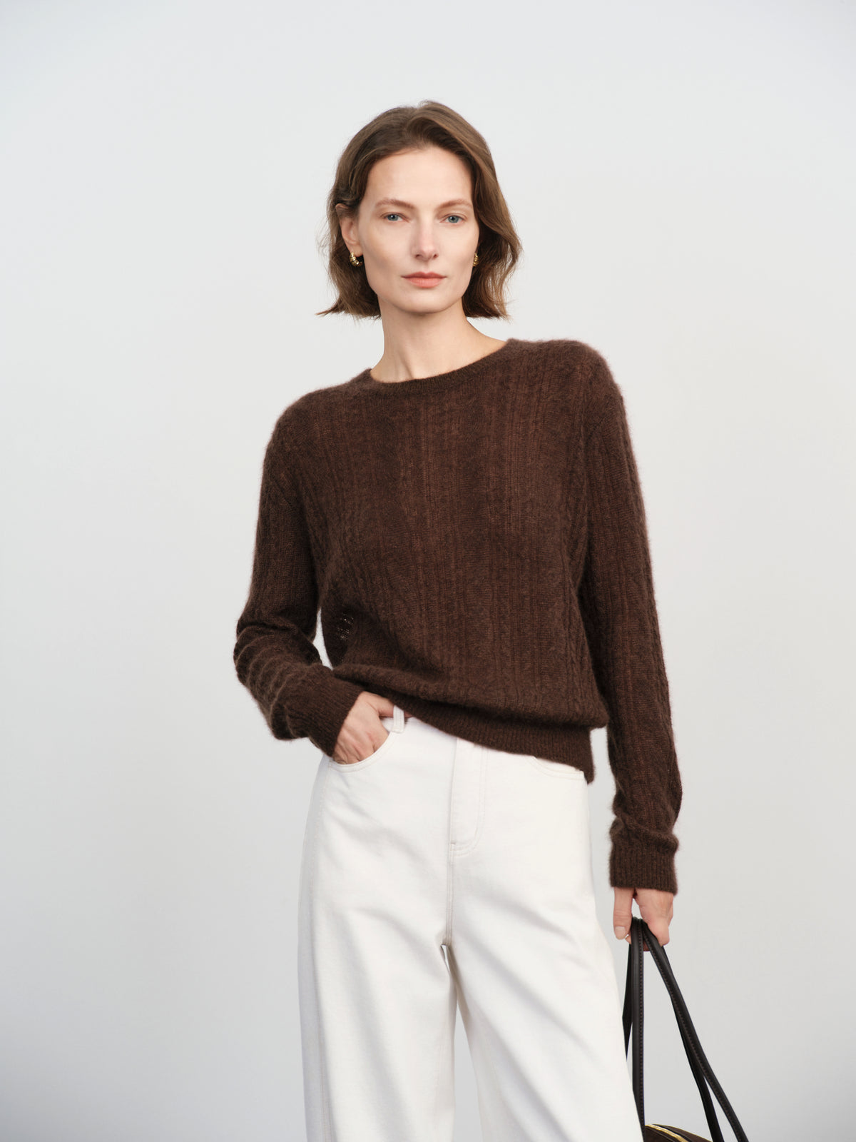 Lightweight Cashmere Crewneck Sweater