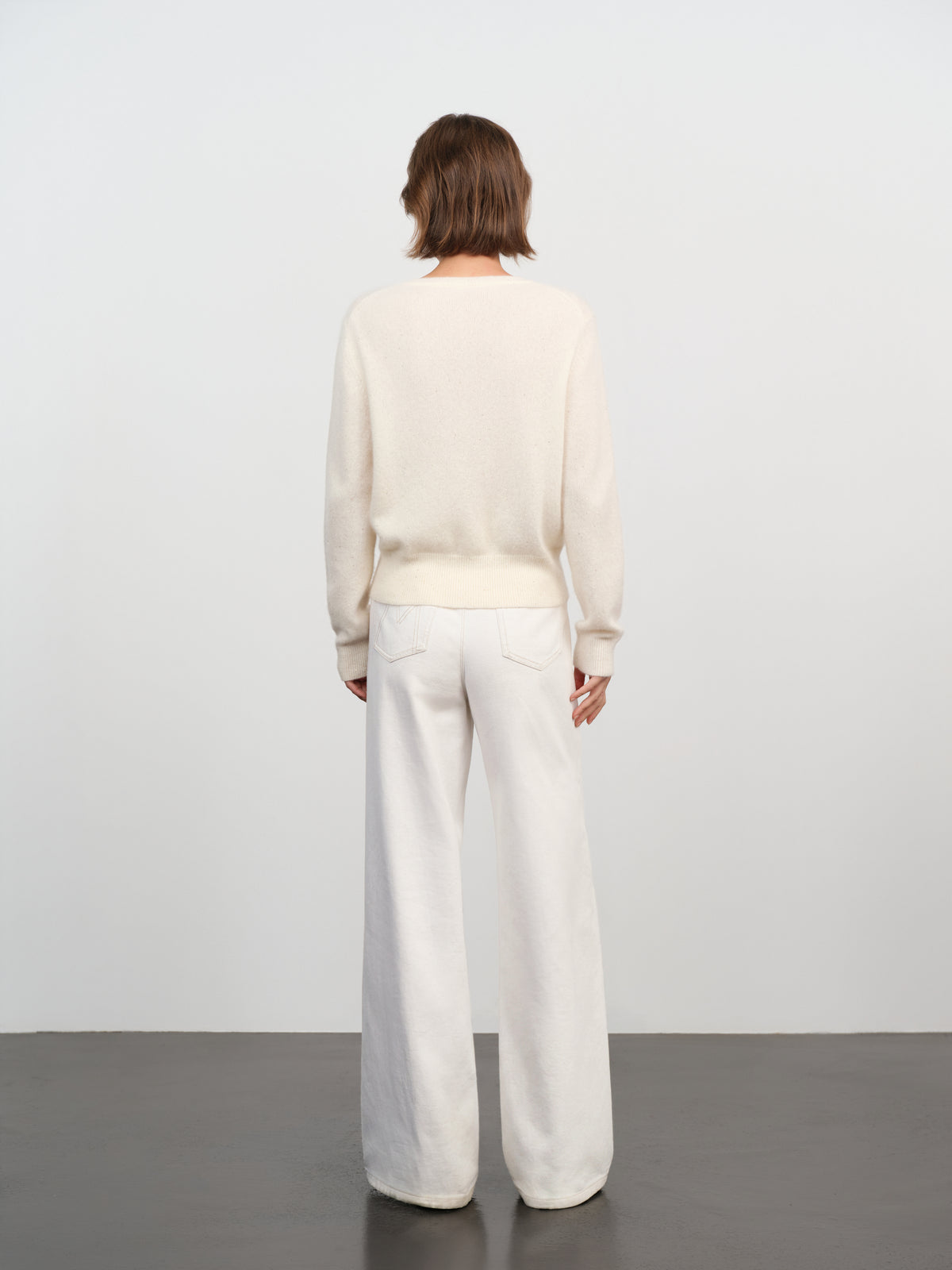 Cashmere-Silk Sequin Knit Cardigan