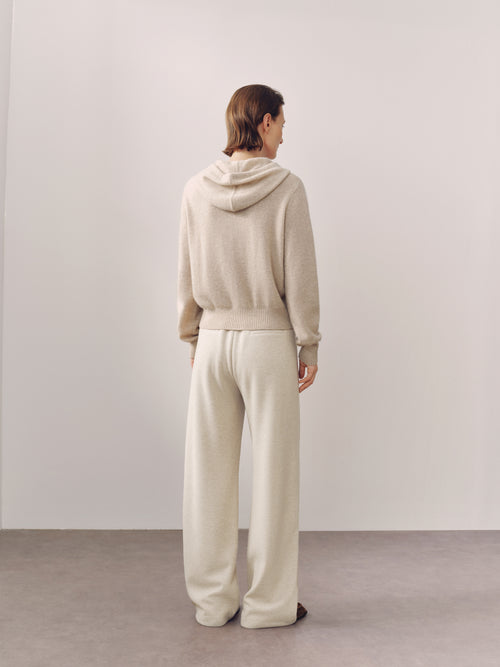 Load image 1 in gallery view. Relaxed Drop-Shoulder Cashmere Hoodie