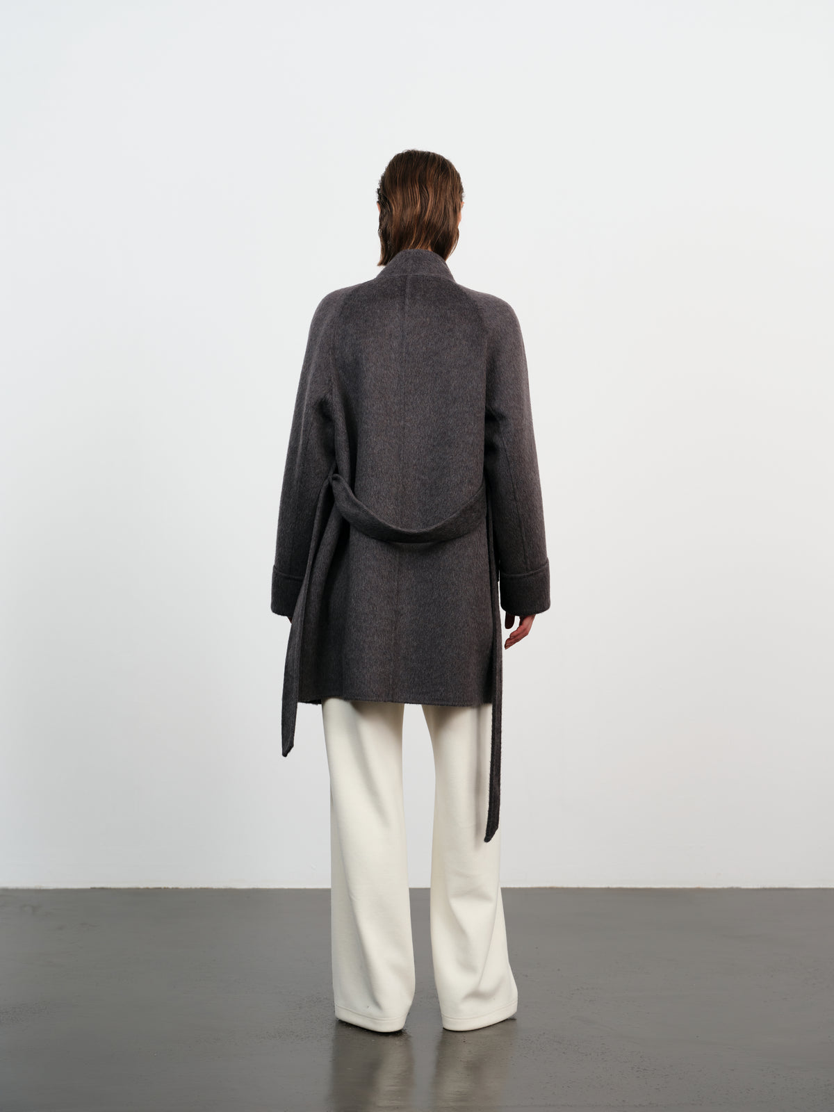 Belted Wool-Cashmere Coat