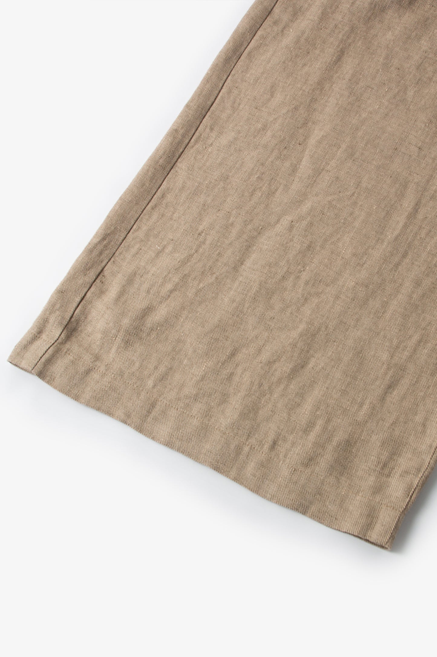 Pleated Wide-Leg Linen Pants
