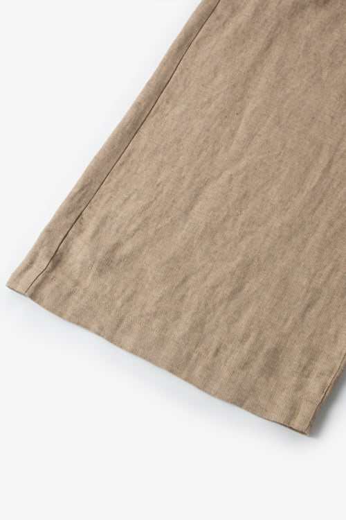 Load image 1 in gallery view. Pleated Wide-Leg Linen Pants