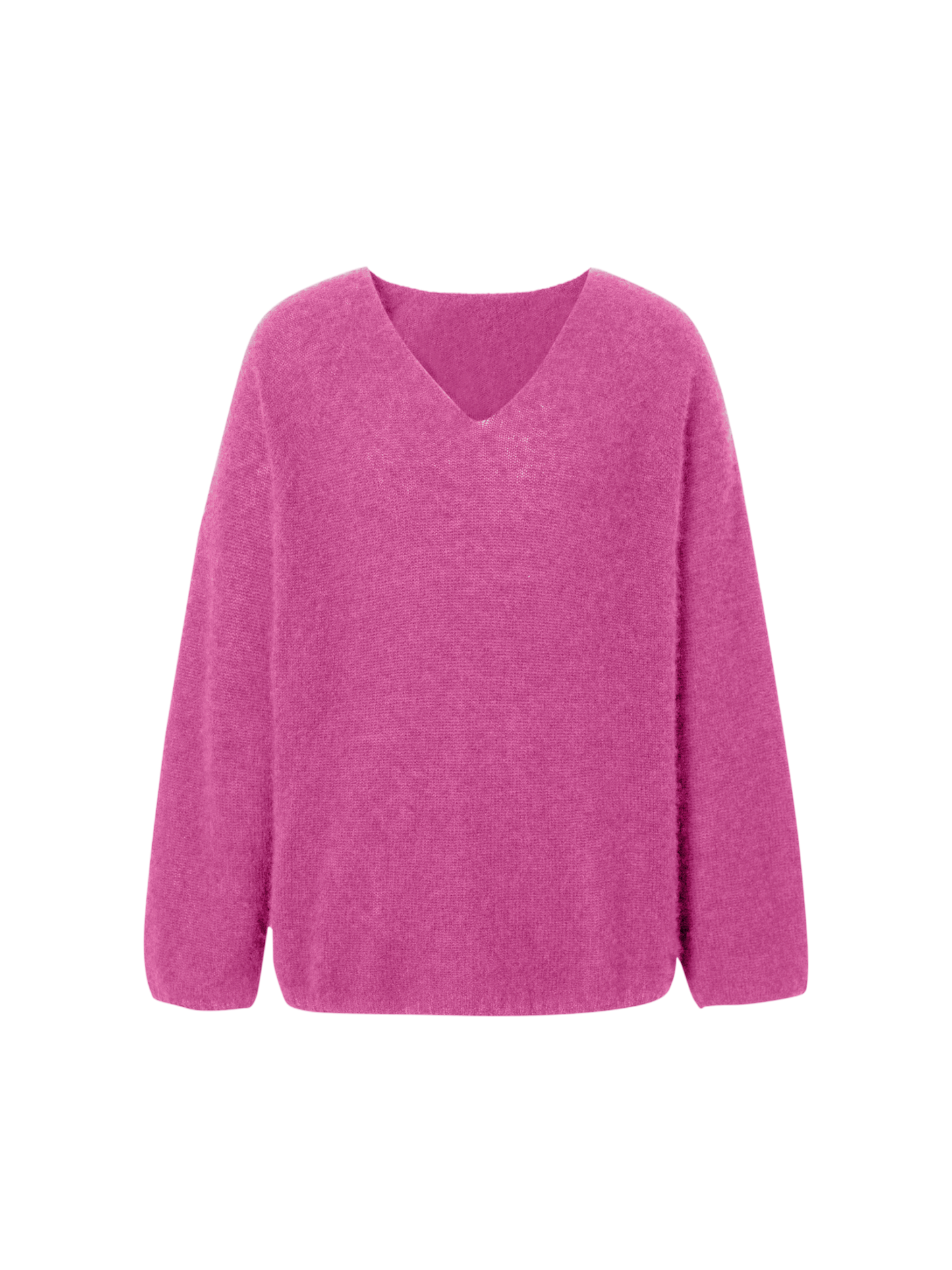Relaxed V-Neck Raglan Sweater
