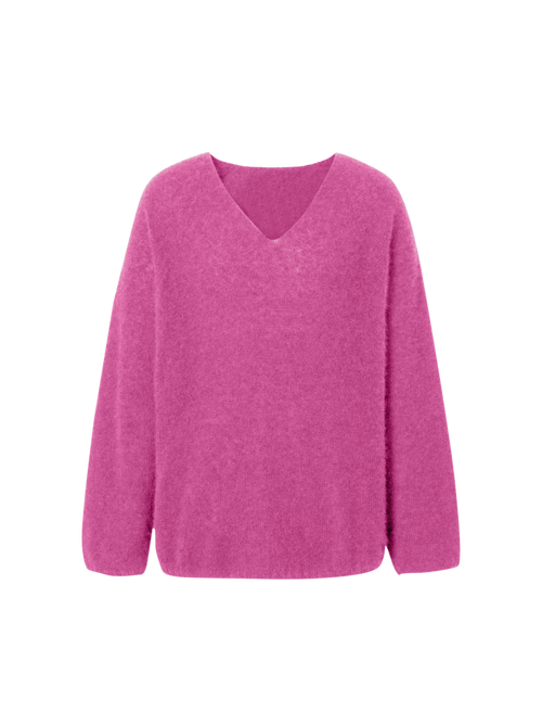 Load image 1 in gallery view. Relaxed V-Neck Raglan Sweater
