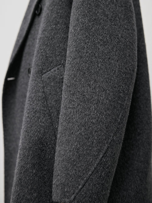 Load image 1 in gallery view. Tailored Wool Pea Coat - MEILLEUR MOMENT OFFICIAL STORE NEW YORK 