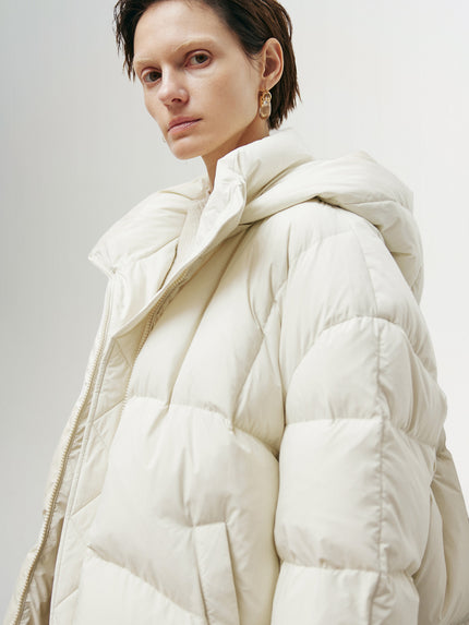 Loose-Fit Goose Down Puffer Jacket