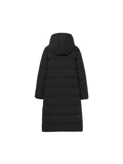 Hooded A-Line Goose Down Jacket