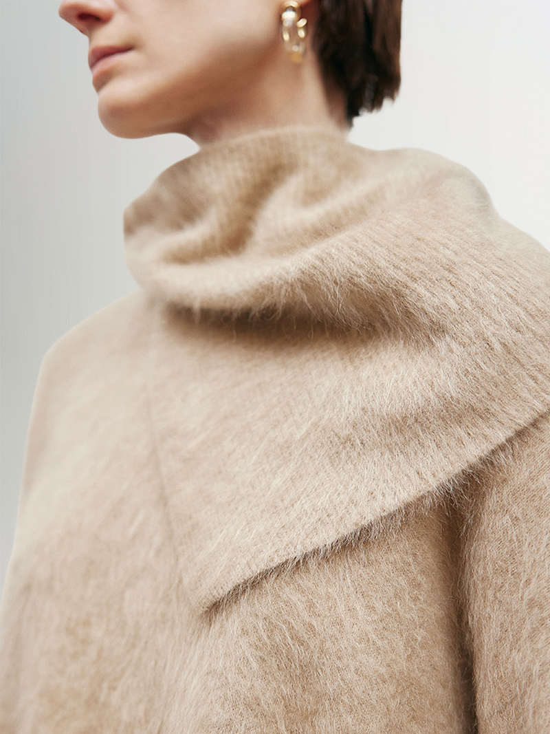 Crew Neck Cashmere Sweater - MEILLEUR MOMENT OFFICIAL STORE NEW YORK 