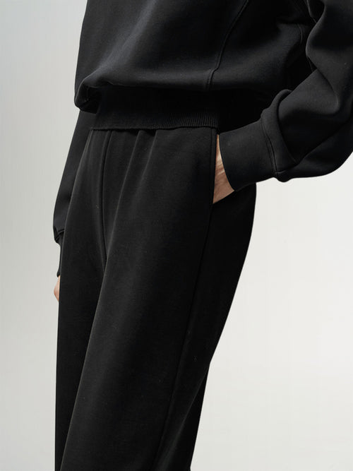 Load image 1 in gallery view. Straight Fit Elastic Trousers - MEILLEUR MOMENT OFFICIAL STORE NEW YORK 