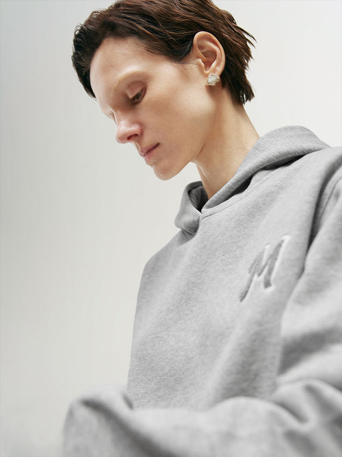 Load image 1 in gallery view. Cotton Blend Hoodie