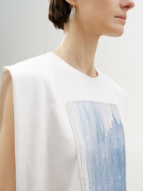 Load image 1 in gallery view. Monet 100% Cotton Tank
