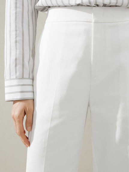 Small Leg Lyocell Trousers