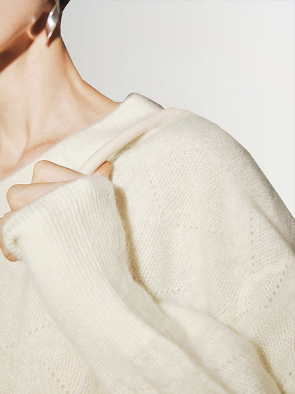 V Neck Slouchy Cashmere Sweater