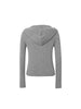 Ribbed Knit Hoodie