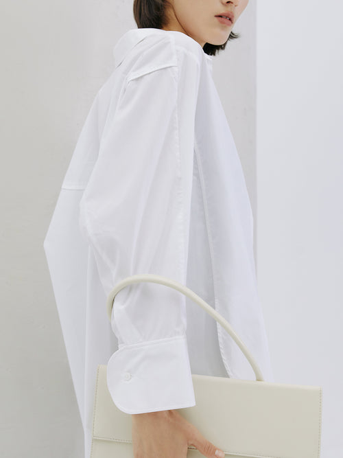 Load image 1 in gallery view. Pure Cotton Tailored Shirt