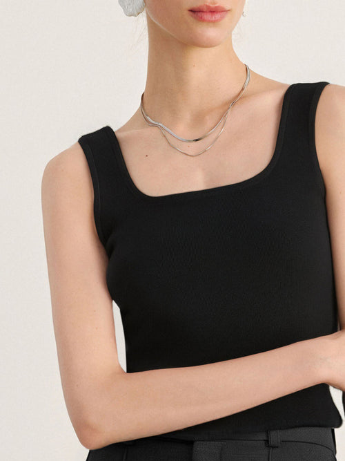 Load image 1 in gallery view. Lyocell Tank Top