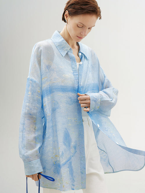 Load image 1 in gallery view. Monet Lyocell Shirt