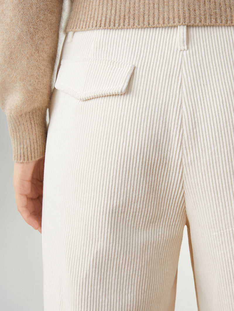 Pure Cotton Tapered Trousers